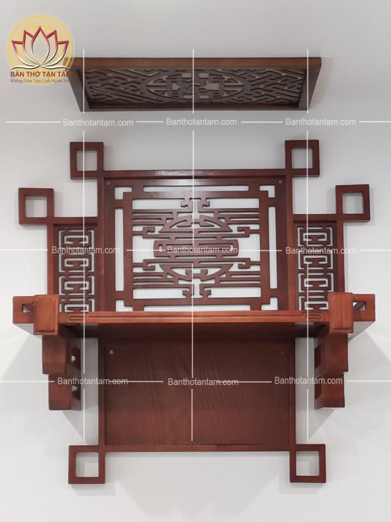 Bàn thờ treo tường Trường Khang thờ ông táo đẹp S30