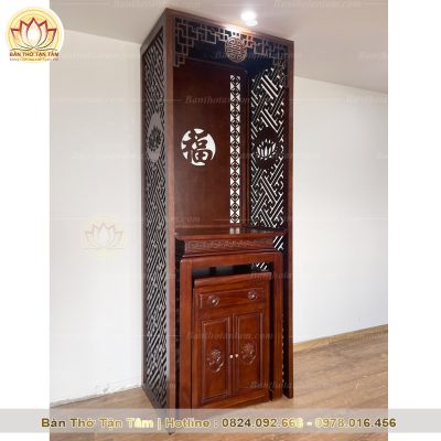 Mẫu bàn thờ chung cư thiết kế hiện đại, đơn giản B32