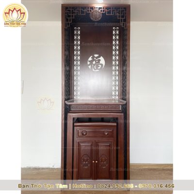 Bàn thờ chung cư thiết kế đơn giản, đẹp hiện đại B32