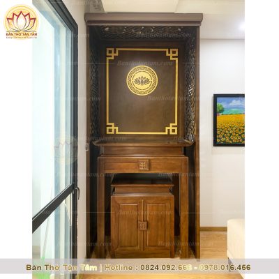 Bàn thờ đứng nhỏ gọn cho chung cư TT110