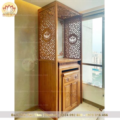 bàn thờ gỗ sồi TT122