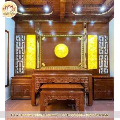 phòng thờ đẹp ĐG45